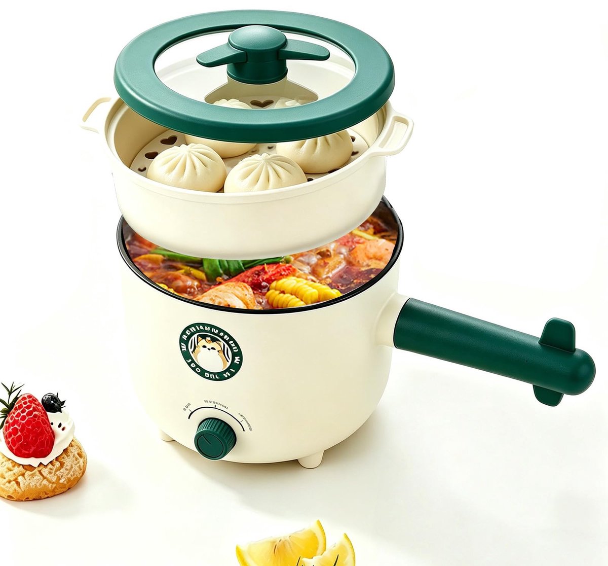SolidKeus - Elektrische Hot Pot met Stoomfunctie 1.5L