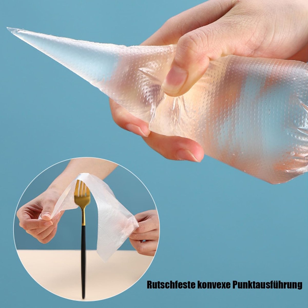 SolidKeus - Wegwerpgereedschap Spuitzakken, 100 Stuks, 30 x 20 cm