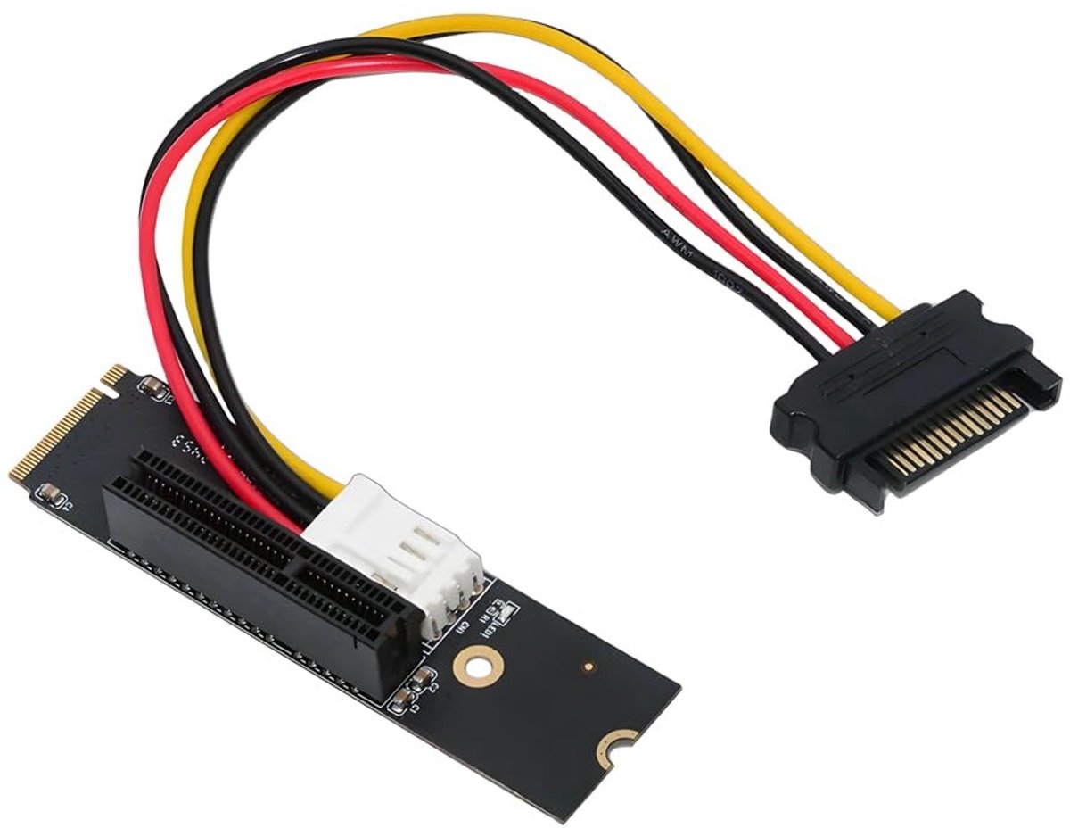SolidKeus - M.2 NVMe Extender naar PCI-E Adapter voor Grafische Kaart