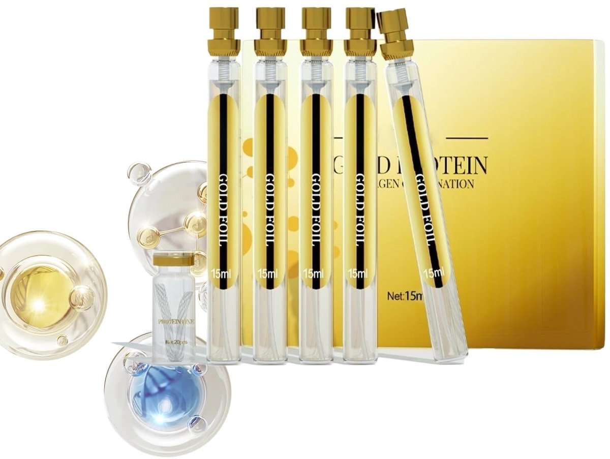 SolidKeus - Oplosbare Eiwitdraad Liftingset met Nano-Goud Essentie