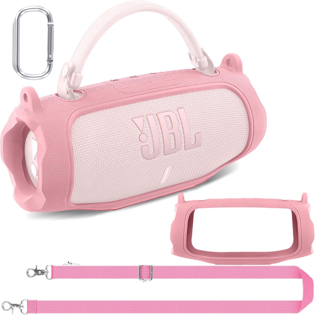 SolidKeus - Silicone Case voor JBL Charge 6 Bluetooth Speaker