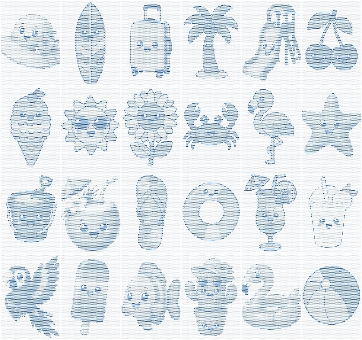 HappyDots DOT Painting Valuepack Zomer (24 stuks)