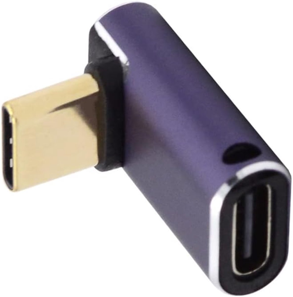 USB4 Type C Mannelijk naar Vrouwelijke 240 W Power 40 Gbps Data 8 K Video Adapter Up Down Hoek voor NS Telefoon Laptop
