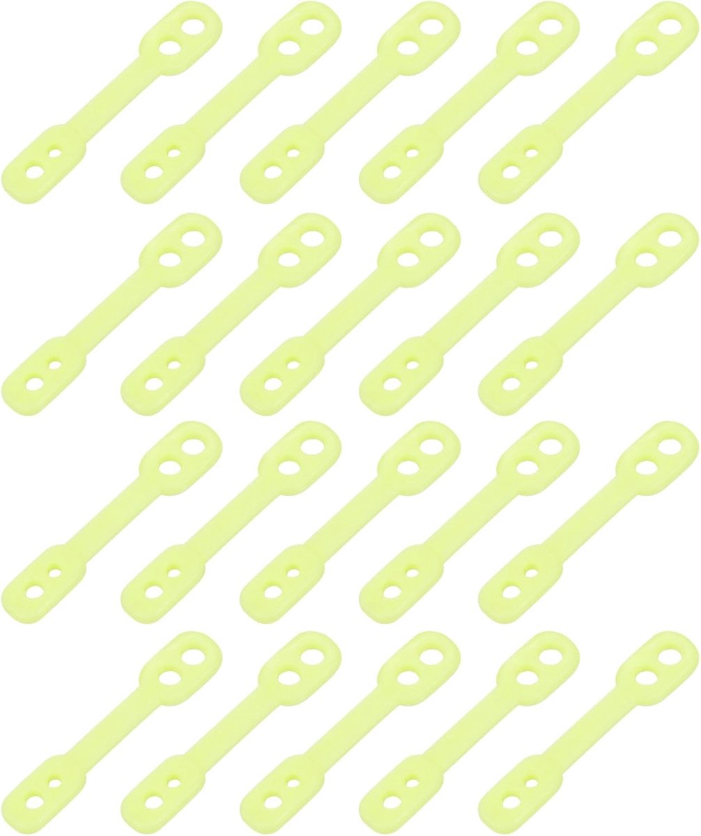 30 stuks winddichte haken van kunststof voor kleerhangers, stevige gesp, antislip, winddicht, bevestigingsstrips voor kleerhangers voor binnen en buiten, groen