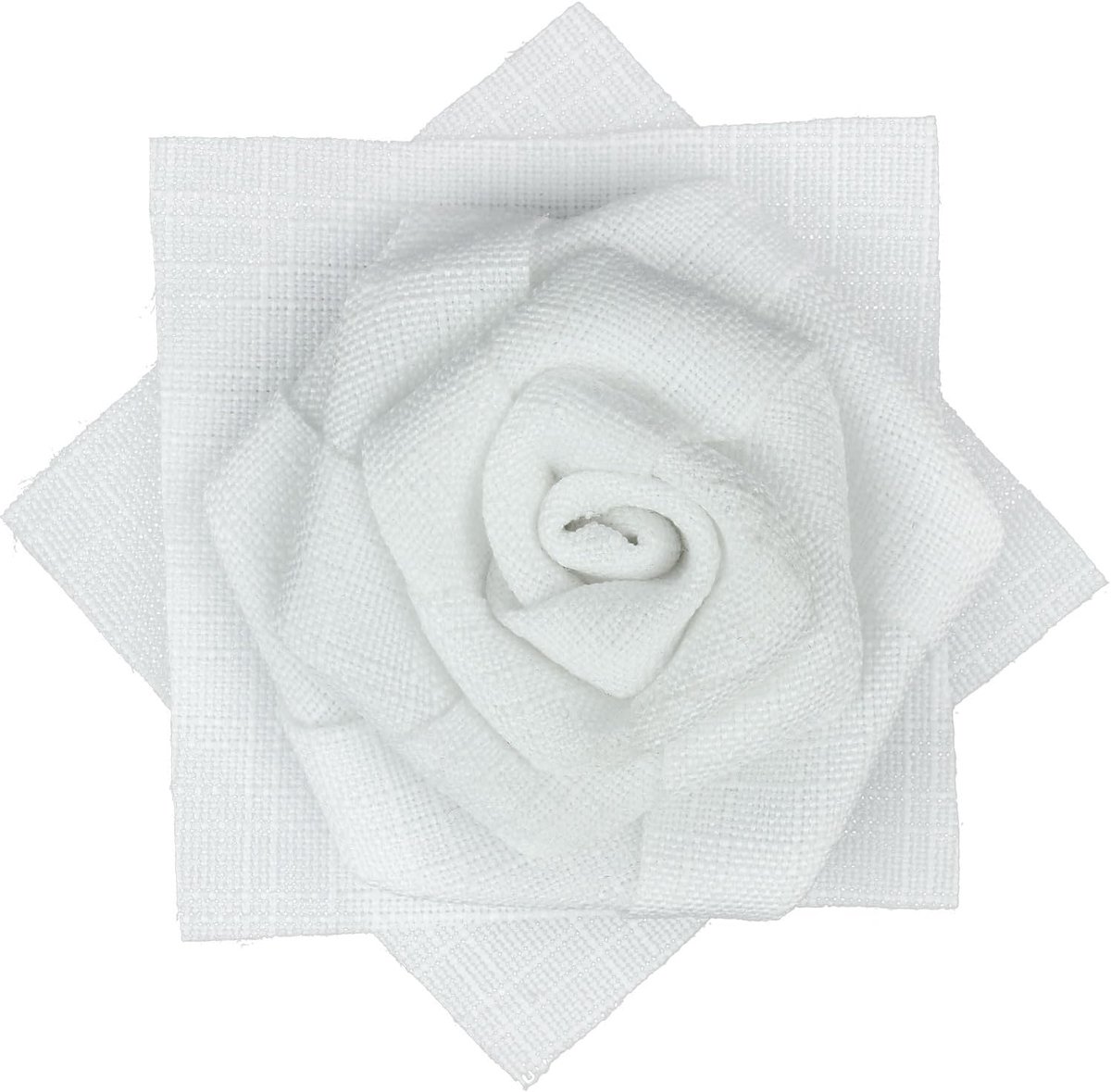 Mecool De roos haarspeld broche korset hoofdtooi bloem haarspeld accessoires voor vrouwen meisjes party wit