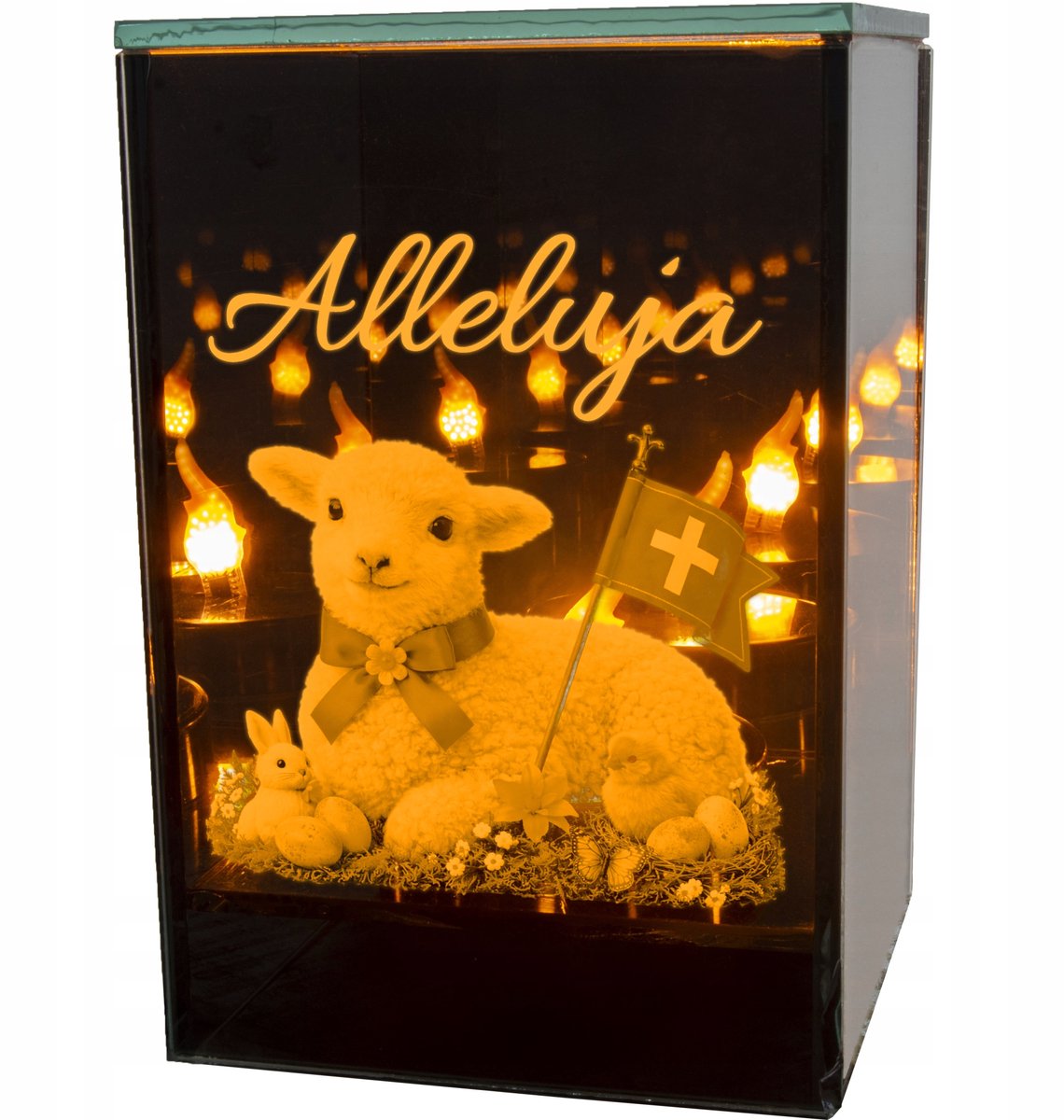 Merkloos LED Graflicht met Oneindig Vlam Effect - 15cm