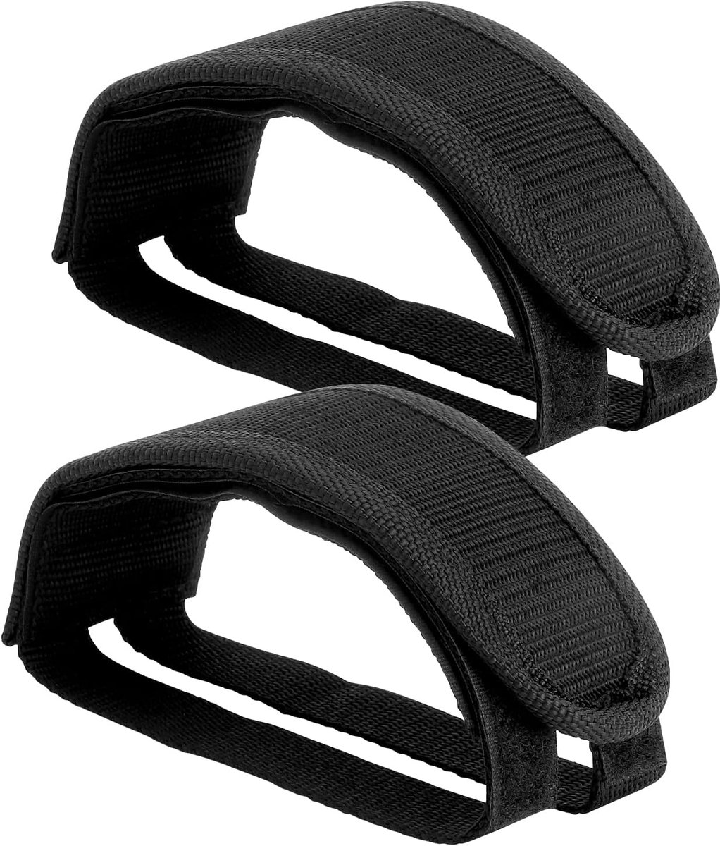 2 stuks pedaalriemen fiets teenbanden pedaal straps fiets voetriemen verstelbare anti-slip nylon pedaalriemen set voor MTB racefiets hometrainer met stabiele fixatie