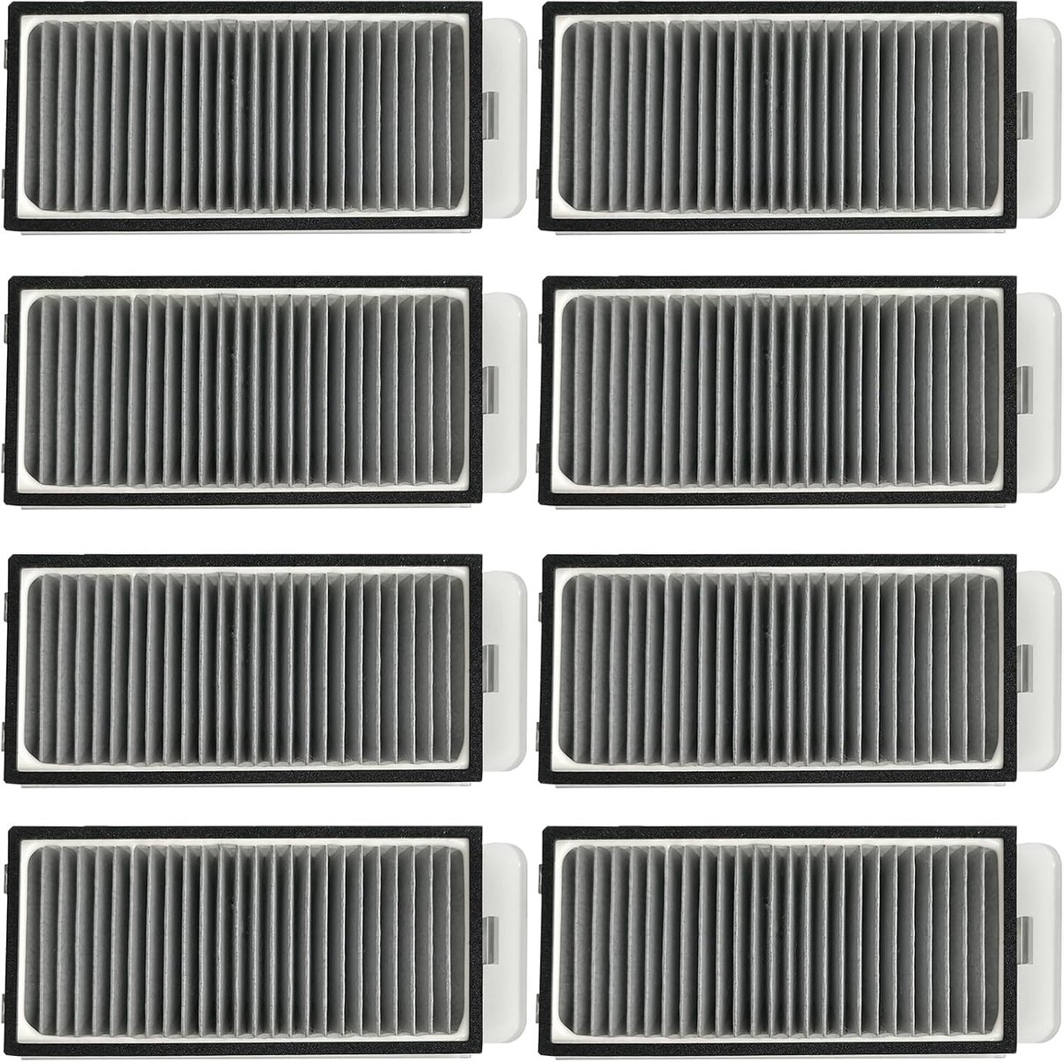 Filter compatibel met Dreame X50 Ultra Complete/L50 Pro Ultra /X50 Master robotaccessoires, reserveonderdeelfilter, wasbaar filter, 8 stuks