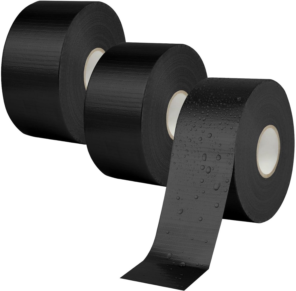 3 rollen pantsertape, 48 mm x 50 m pantserband, waterdichte reparatietape, uiterst aanpasbaar, met de hand scheurbaar, sterk Gaffa-plakband voor binnen en buiten, repareren, bevestigingen