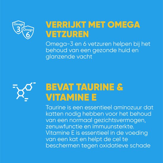Een afbeelding van moleculaire structuren voor taurine en vitamine E.
