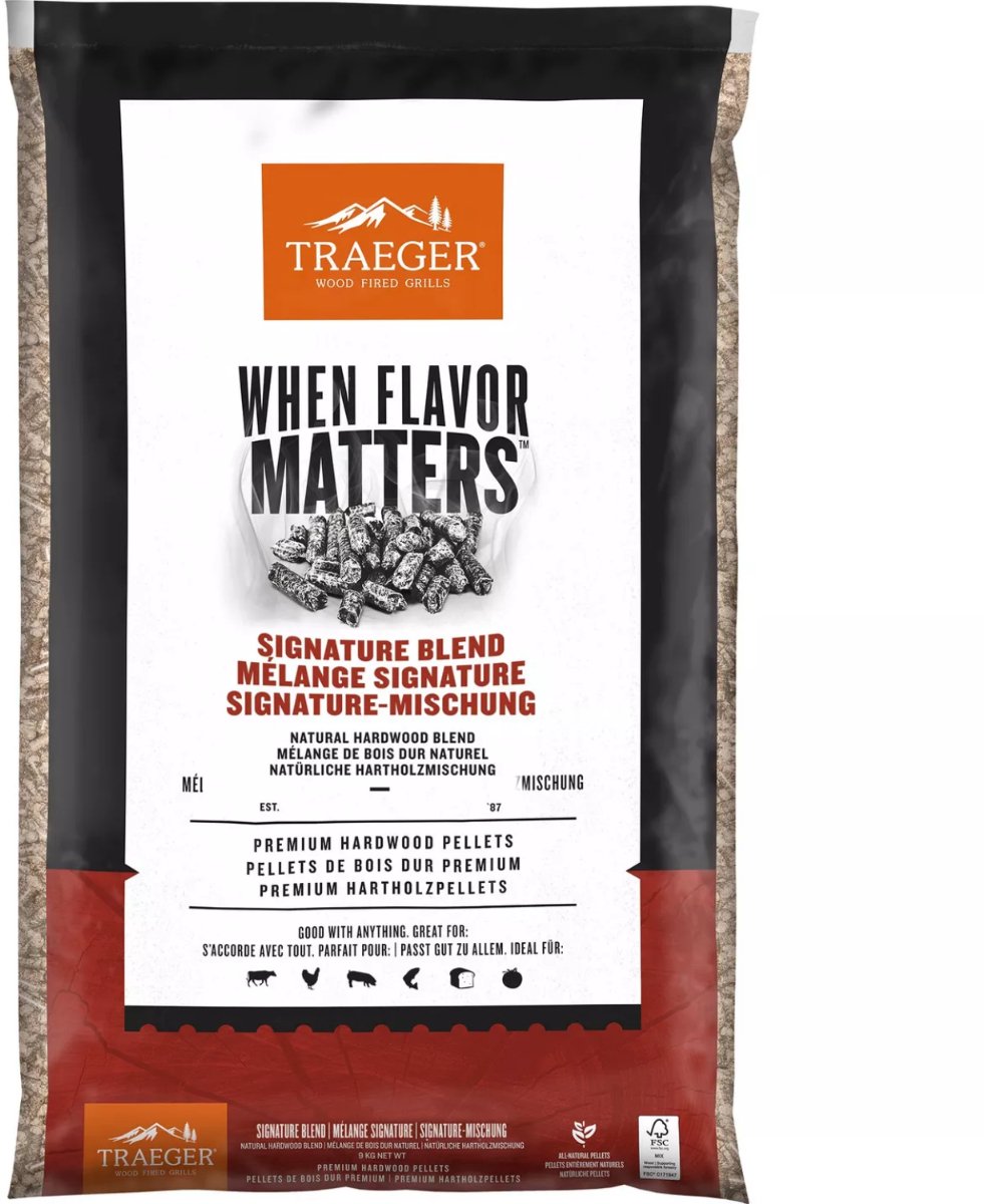 Traeger Fsc - Signature Blend Pellets 9 Kg Sac