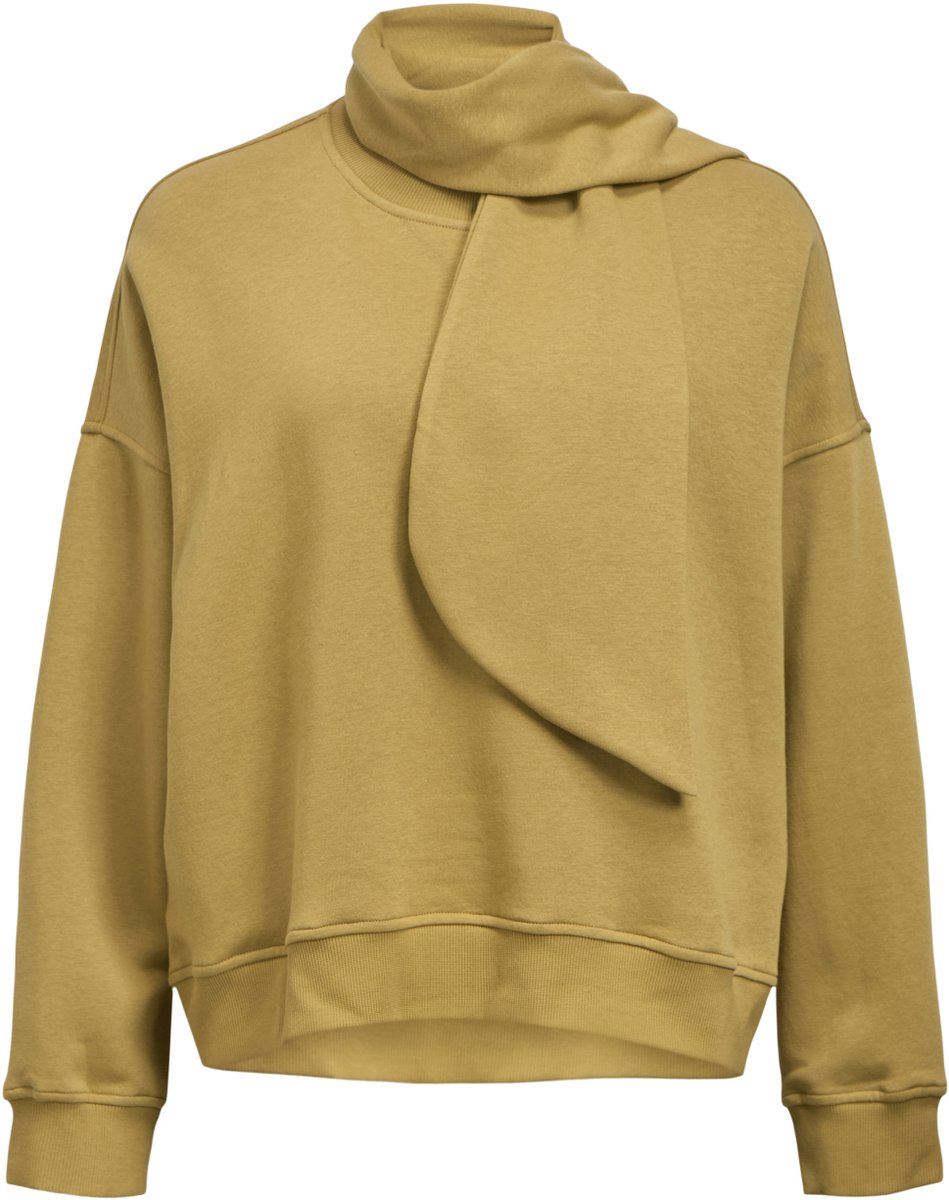Object Trui Objarina L/s Oz Tie Sweatshirt Noos 23049534 Fennel Seed Dames Maat - M
