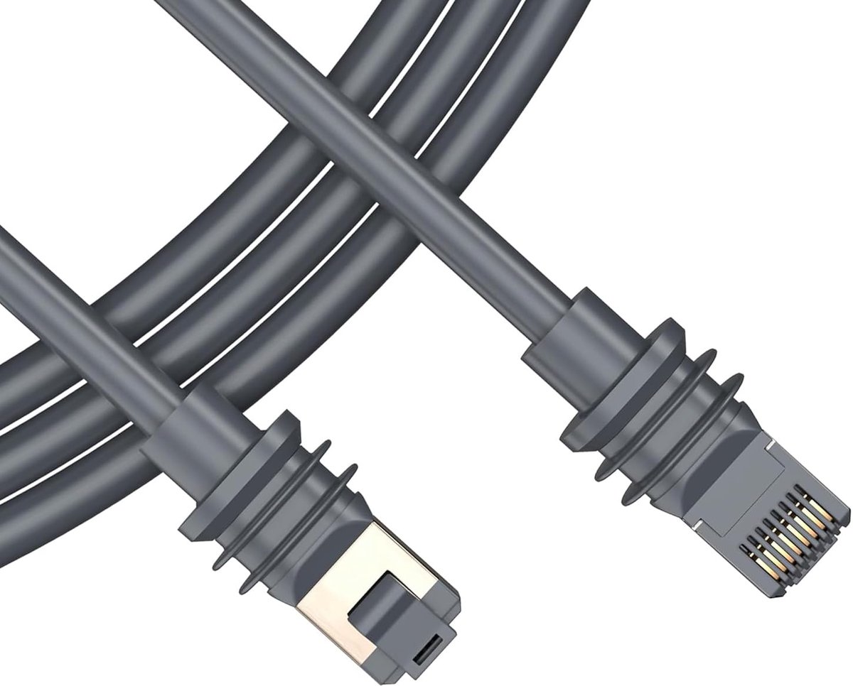 CAT6 Ethernet-kabel 10 m RJ45 mannelijk naar mannelijk Starlink Ethernet outdoor verlengkabel voor Starlink Gen3 / V3 / V4 / Mini Dishy enz