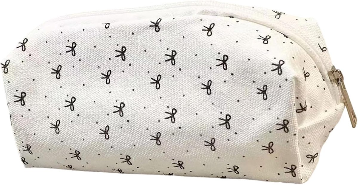 Pennenzak strikken pennenetui grote capaciteit pennenzak make-up tas esthetische etui school kantoorbenodigdheden etui potlood tas pennenetui make-up tas grote capaciteit pennenzak potlood