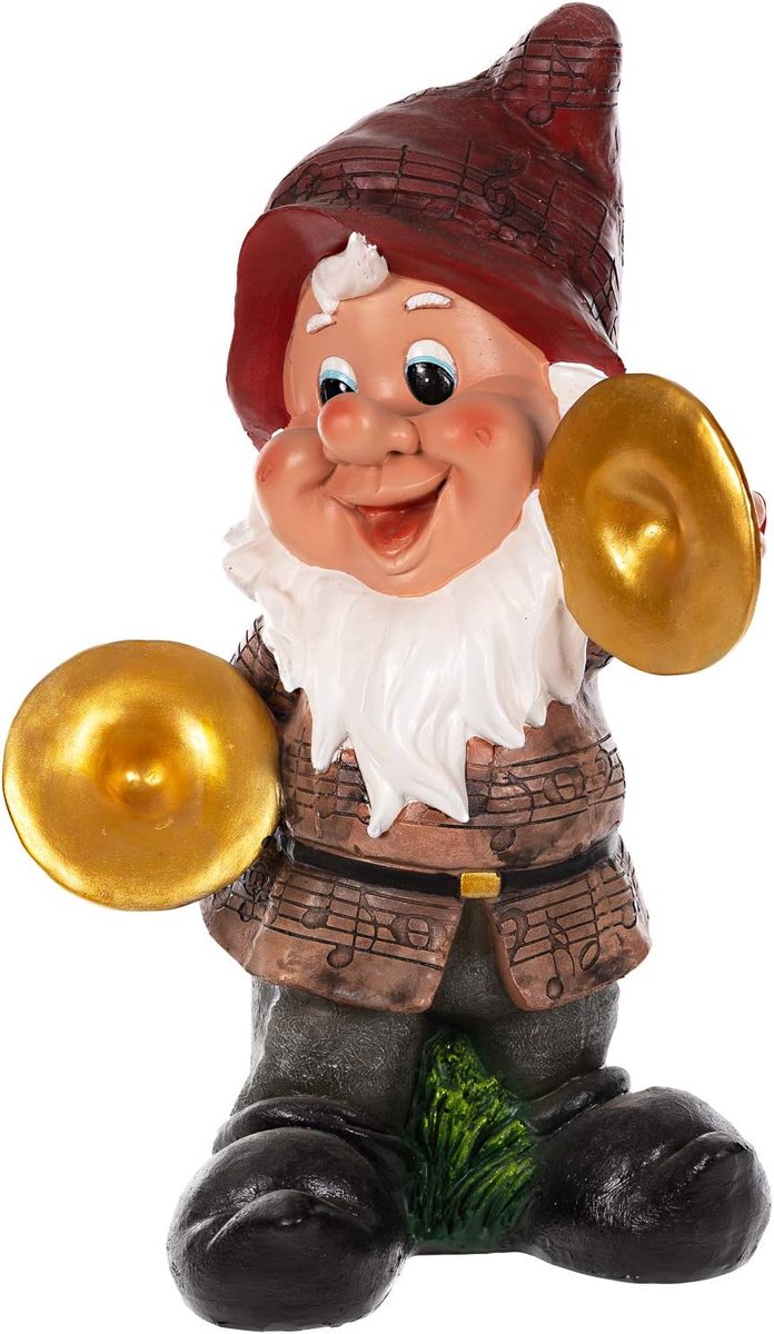 Kapelle Grote handbeschilderde schattige figuren, dwerg, tuindecoratie tuinkabouter (bekkenen-1611-4)
