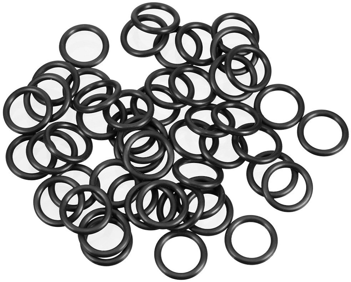 Sourcing map O-ring 17 mm OD 12,2 mm ID 2,4 mm breedte metrisch nitril rubber afdichting pak van 50