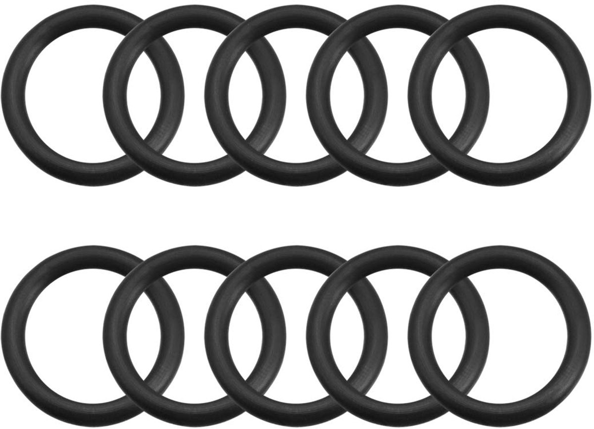 Sourcing map O-ring 27 mm OD 20,8 mm ID 3,1 mm Metrische Breedte Nitril Rubber Afdichting Pakket van 10