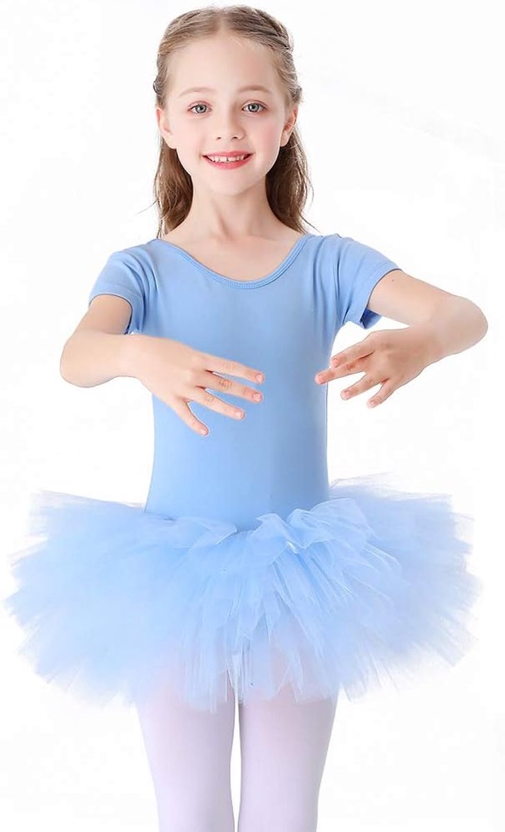 Tutu, katoen, kinderen, ballet, tricot, dans, kostuum, verkleden