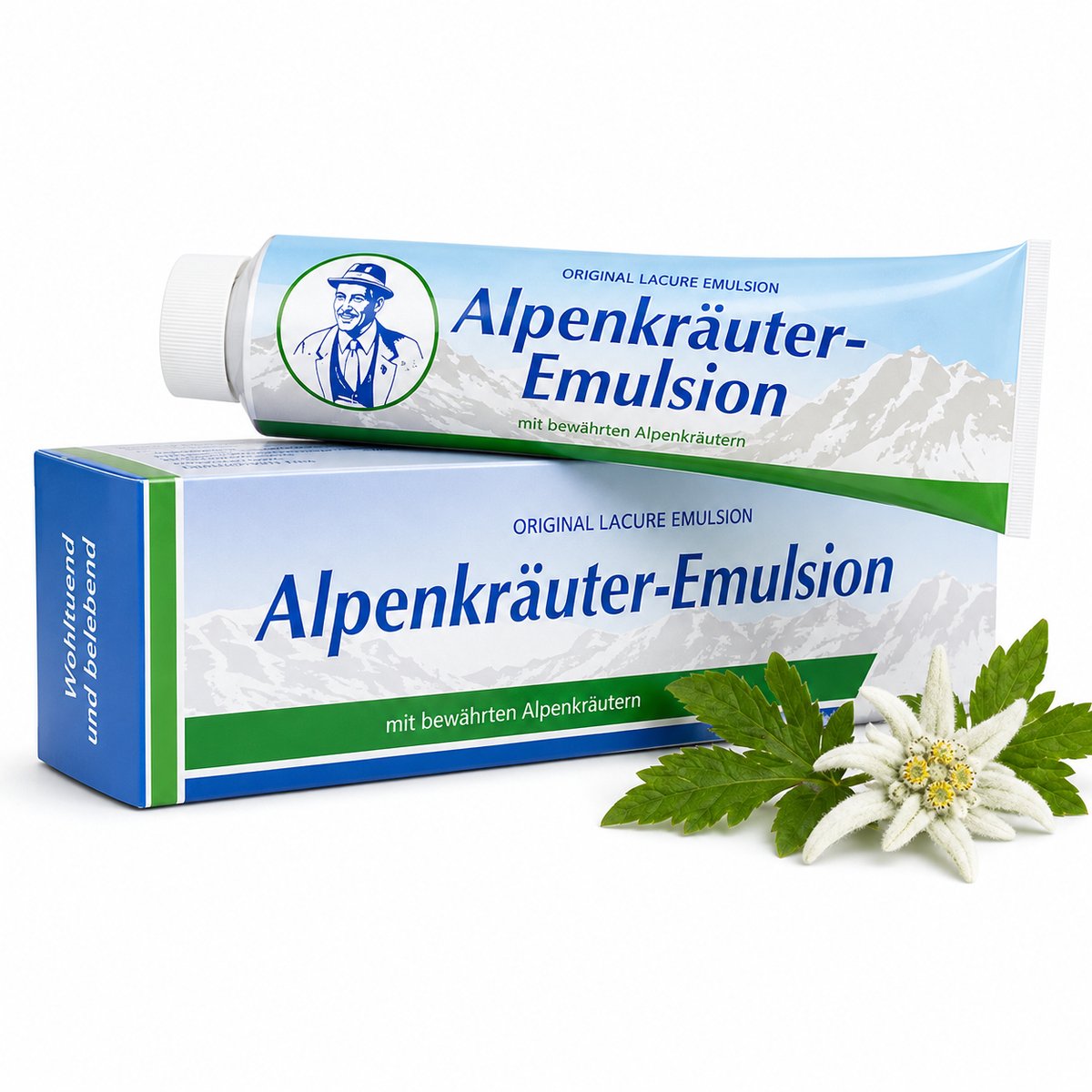 Alpenkräuter Emulsion Original LACURE – Verzorgende XL Massagecrème