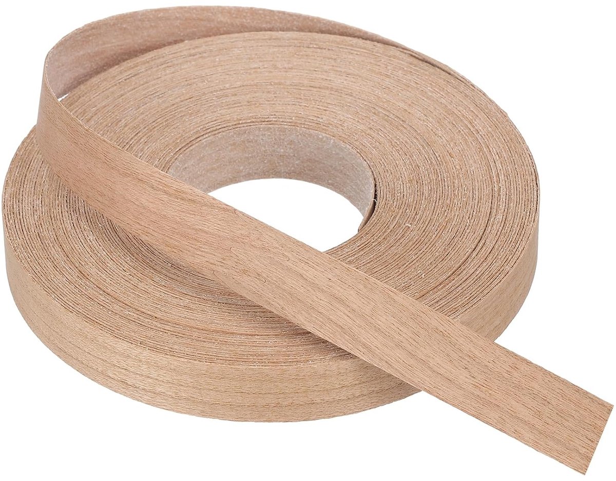 Roodachtig-bruine randenemmer zelfklevend, 15 mm x 15,2 m plaklijsten, zelfklevend, flexibele randband, randafwerking met smeltlijm voor randbescherming