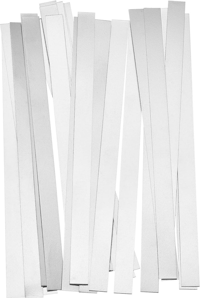 Zuivere nikkelstrips 0,1 mm x 6 mm x 100 mm batterij solderen tab nikkel solderen tab voor accupack en puntlassen 50 stuks
