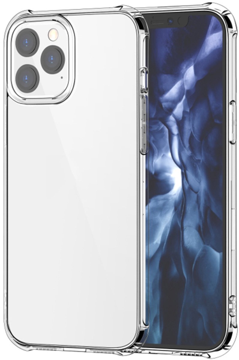 Schokbestendig Back Cover - Shock Proof Hoesje - Geschikt voor iPhone 14 Plus - Transparant