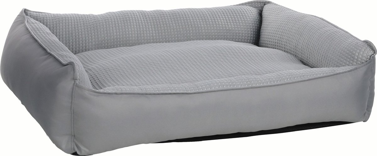 Flamingo - Hondenmand Varga – Verkoelende hondenmand met ademend ligvlak – Grijs – 100 x 80 x 25cm