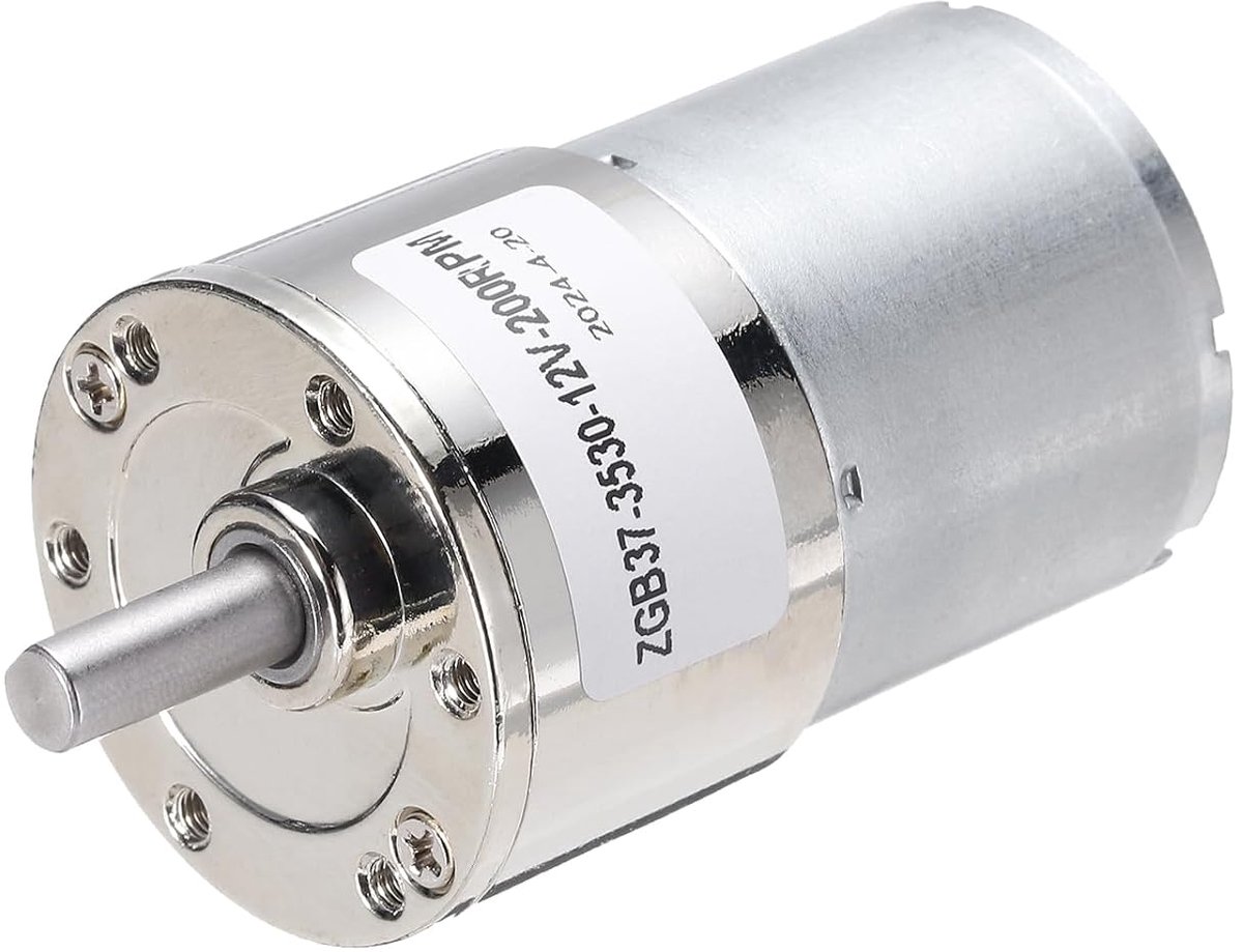 Zgb37-3530 DC 12 V 200 rpm micromotor hoge snelheid transmissie motor voor zelfbouw RC auto's afstandsbediening as 6 mm diameter