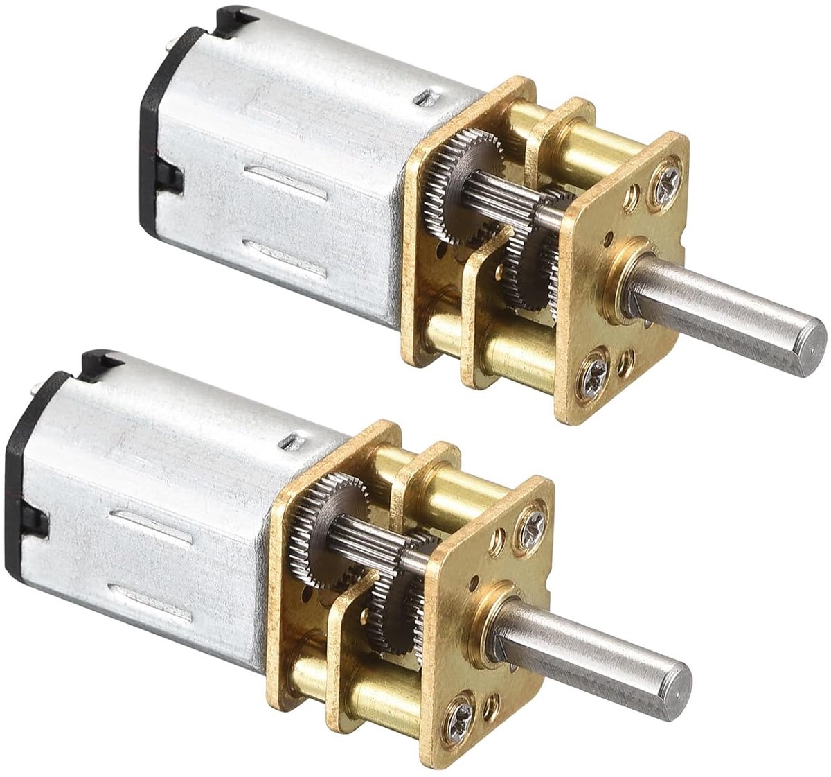 Speed Reductie Transmissie Motor met volledig metalen Transmissie [voor DIY RC vliegtuig model auto] - 500 tpm / DC 6 V / 2 stuks
