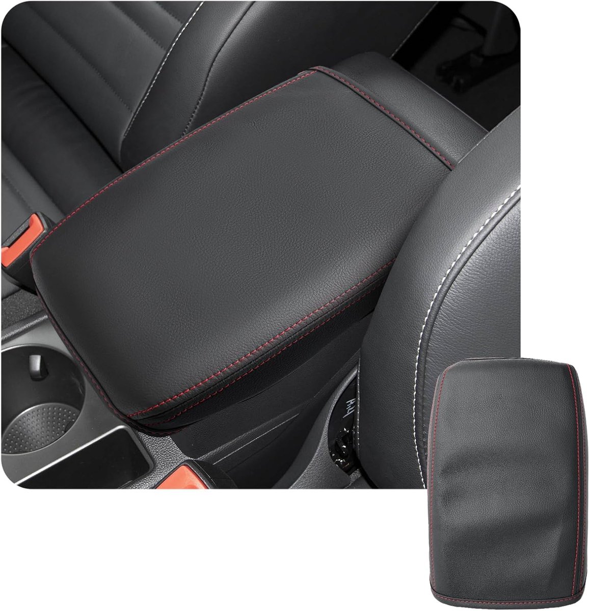 Compatibel met Ford Tourneo Custom Transit Custom/VW Caddy 5/Touran 2 5T 2022-2025 middenarmsteun, armleuningen, deksel, afdekking, middenconsole, kunstleer, armleuning, box, cover