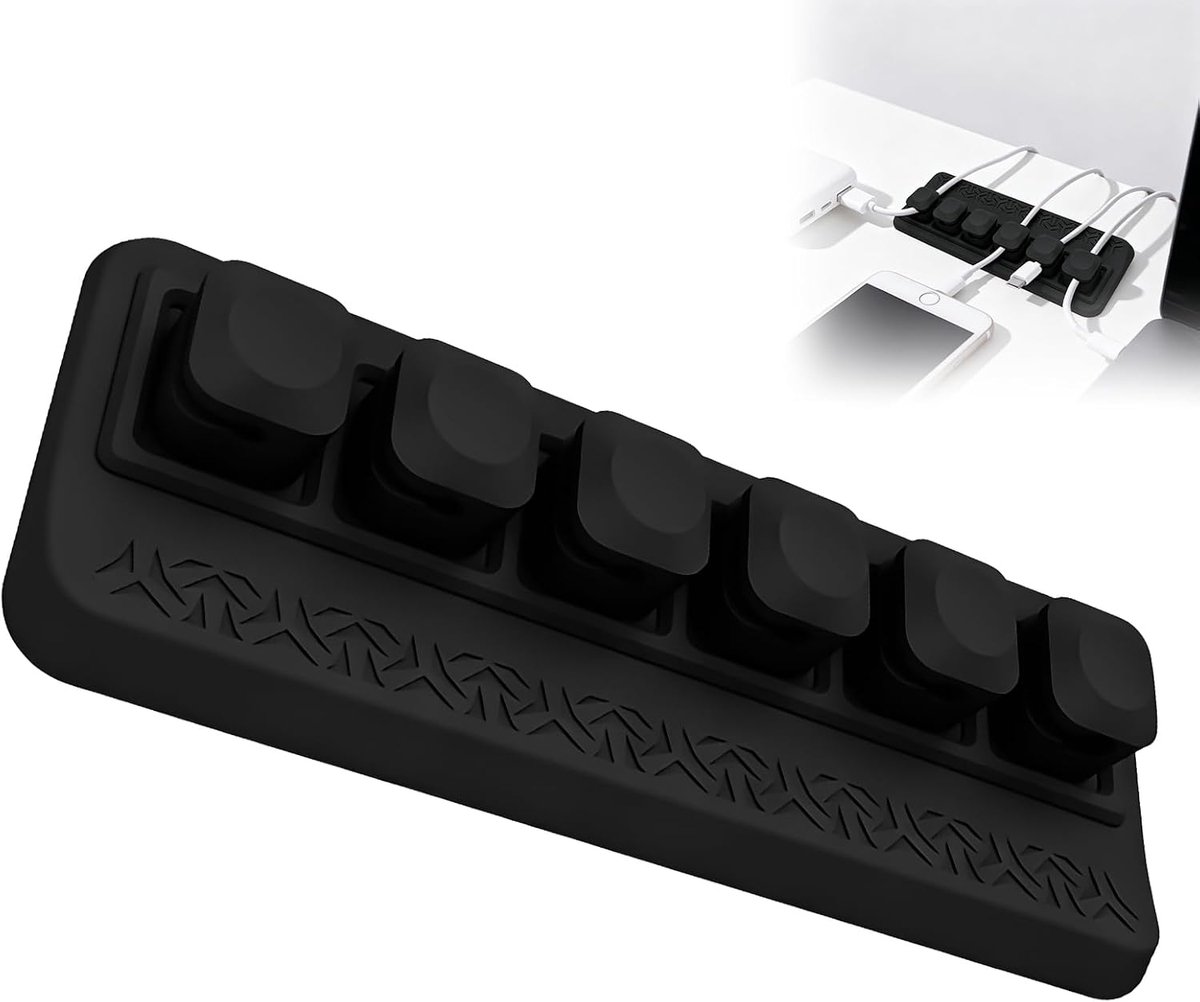 Kabelclips, kabelhouder, zelfklevend, kabelbeheer, kabelhouder, kabelorganizer, kabelhouder, bureau, kabelmanagement, kabelhouder, magnetisch, voor nachtkastje, desktop