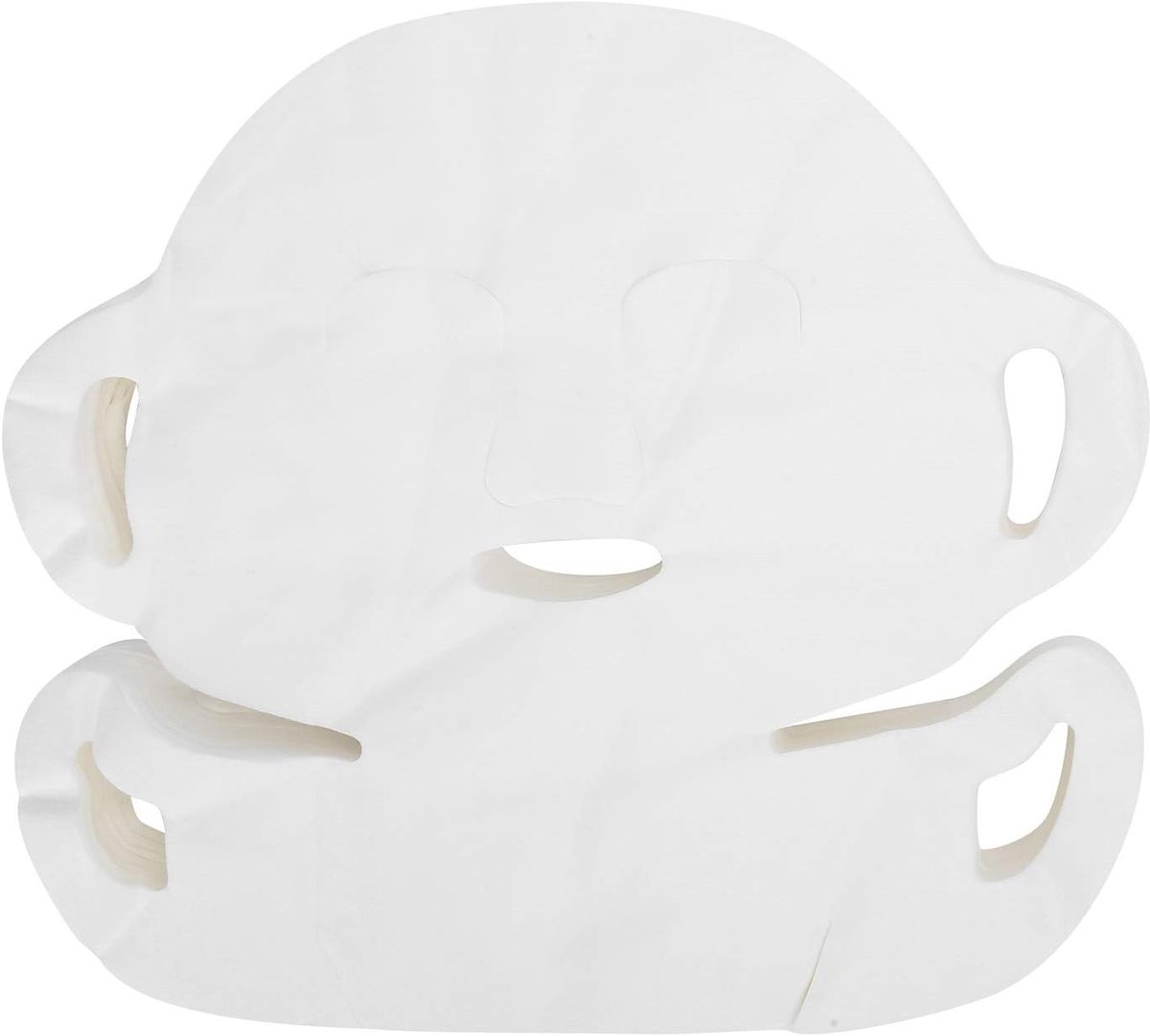 Papier 100 Stks – Wegwerp Hydraterend Gezichtsmasker voor Huidverzorging, DIY Schoonheid & Katoenachtige Comfortabele Gezichtsverzorging – Geschikt voor Alle Huidt