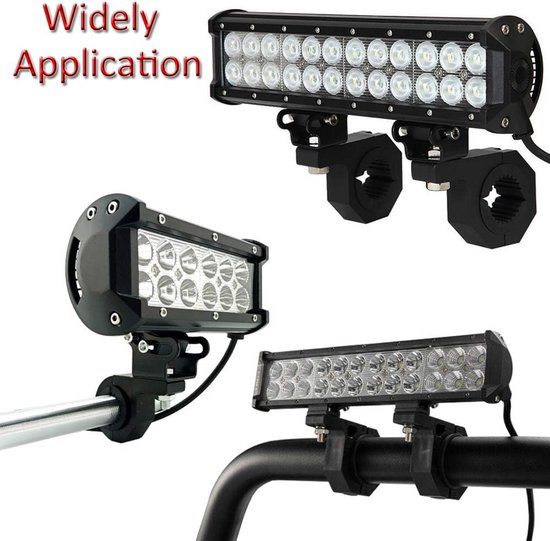 2 Stuks Werkkoplamphouders 25mm-30mm Klemhouder Universele Auto Koplamphouder Koplamp Montagebeuge Lichtbar Beugel Houder Koplamp Mount Beugel Klemhouder Vrachtwagens — afbeelding 2