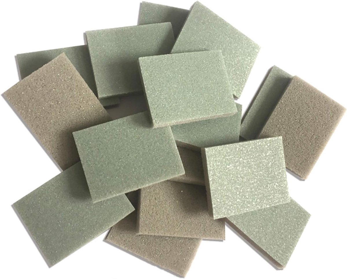 10Pcs 1200-1500 Grits Schurende Schuim Schuurspons, Schuurblokken Met Natte en Droge Fijne Tweezijdige Schuurkussens