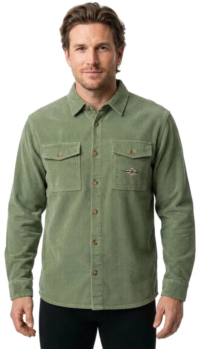 Billabong Bong Days Overhemd Met Lange Mouwen Groen XL Man