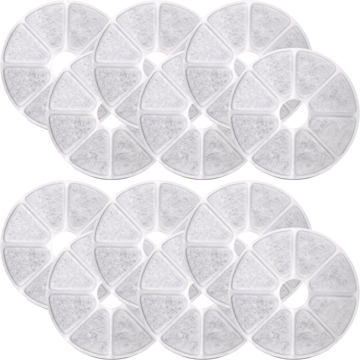 Somstyle Kattenfontein Filter Geschikt voor Philips PAW3210/02 - 12 Stuks - Drinkfontein Filters Navulling - Waterfontein Kat Accessoires