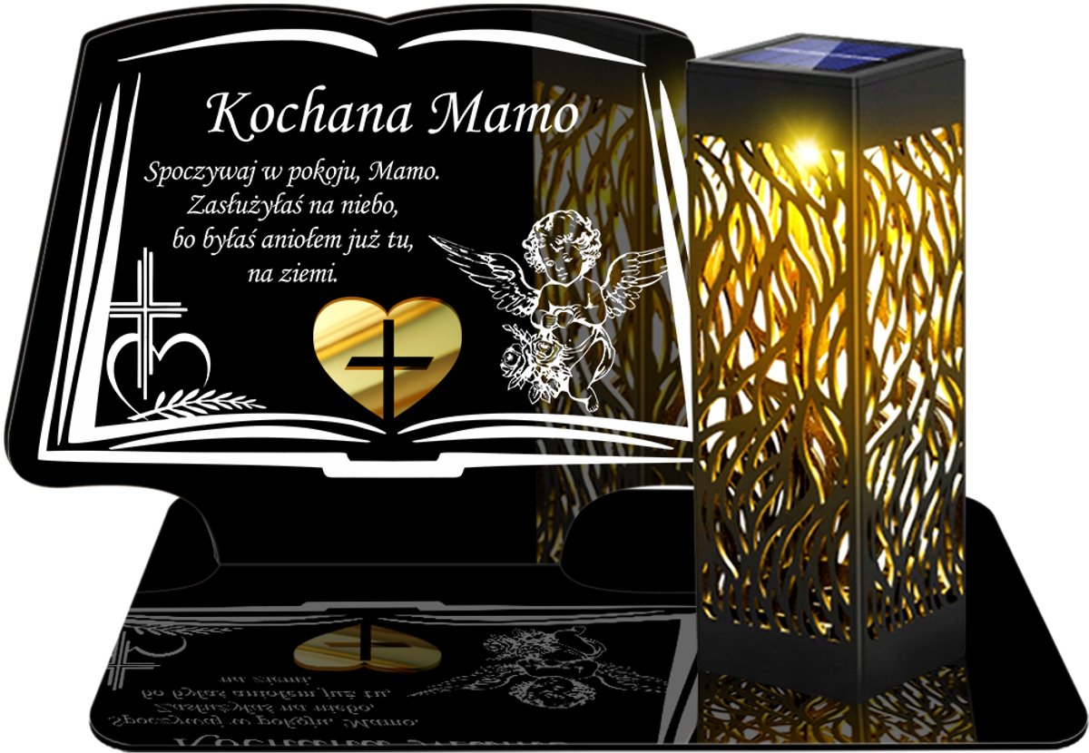 Merkloze Zonne-LED Znicz XL - Decoratieve Graflamp
