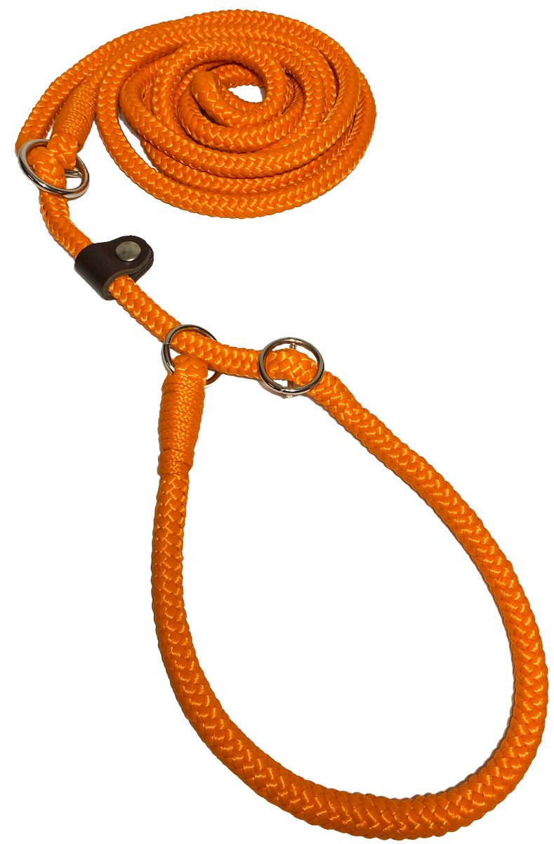 Verstelbare Retrieverlijn 10mm/280cm - Oranje
