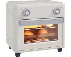 HOMCOM Airfryer Oven - Metaal - 32x27,2x29,8cm - Crème