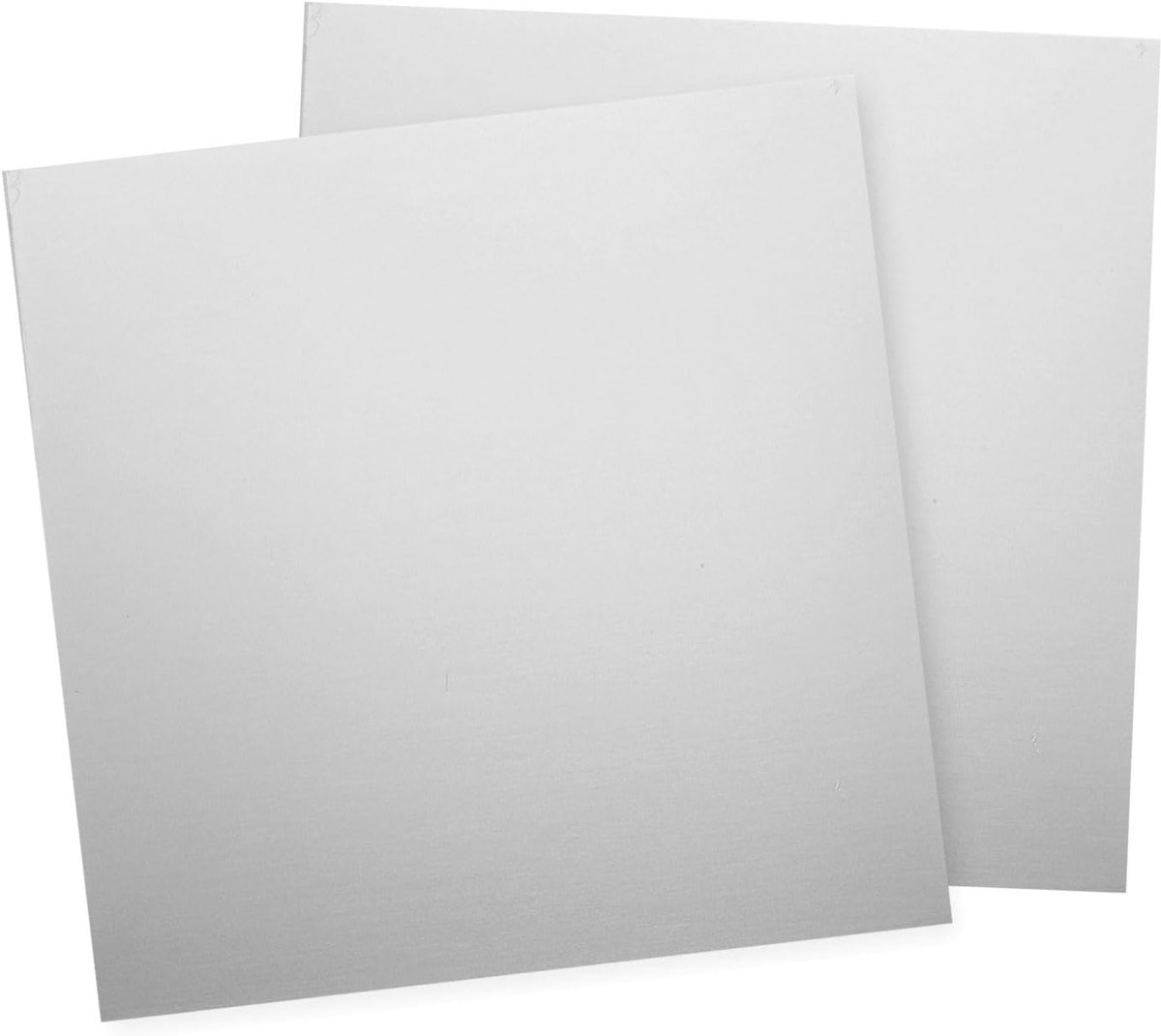 2 stuks 304 roestvrijstalen plaat, 10,8 mm dik, roestvrijstalen plaat met handschoenen, voor knutselaars, modelbouwers, sieraden, reparaties, elektrische reparaties (zilver)