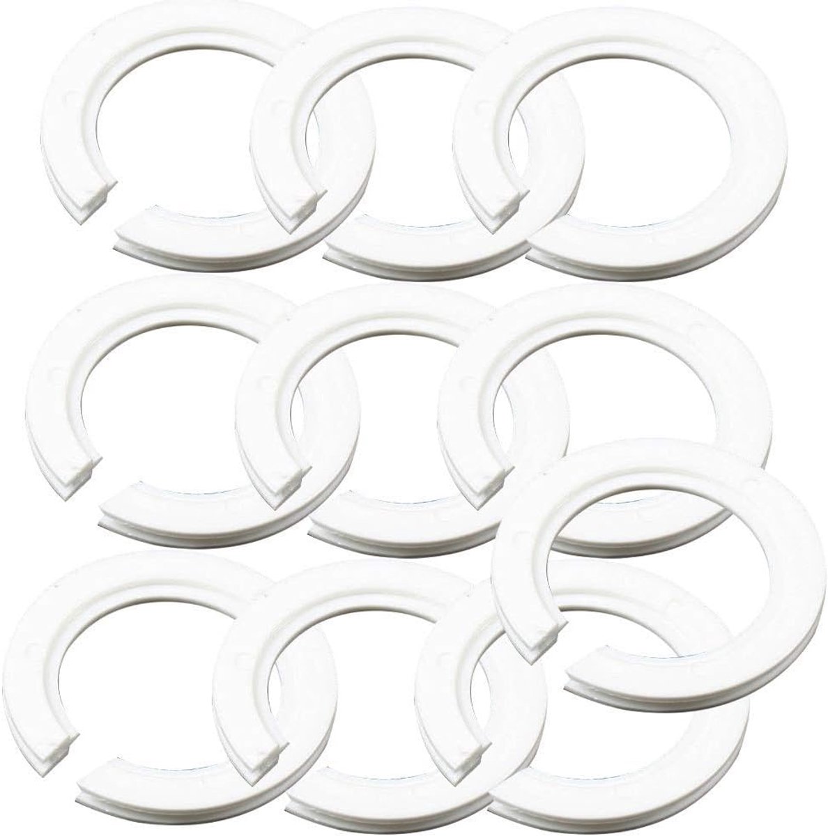 15 stuks plastic lampenkap ringomvormer, E27 naar E14 Lampenkap Reducer Ring voor montage Edison schroef lampenkappen op bajonet cap lamphouders