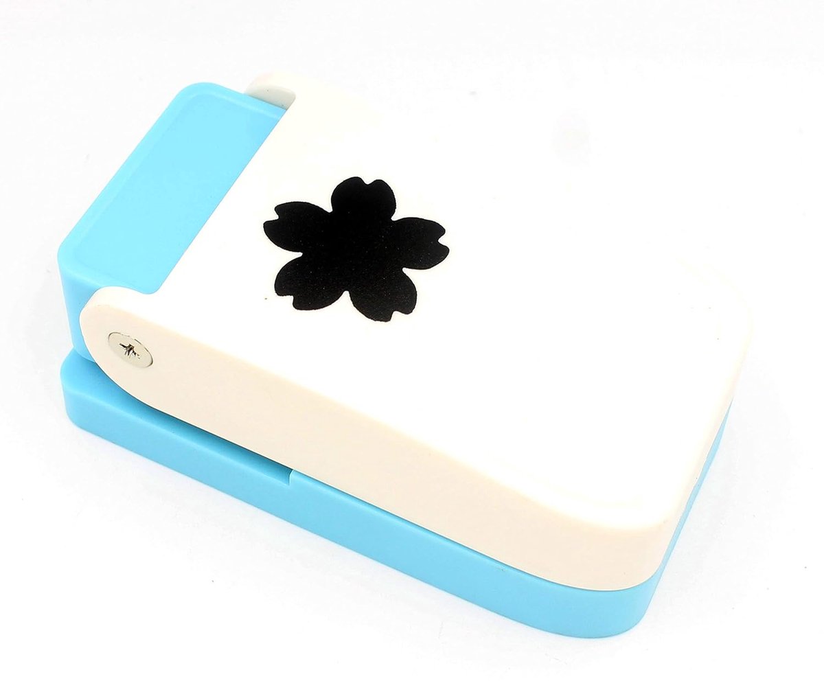 Scrapbooking een Inch 25mm Size Craft Lever Punch Embossing Puncher Mini Fancy Punch (Kersenbloesems)