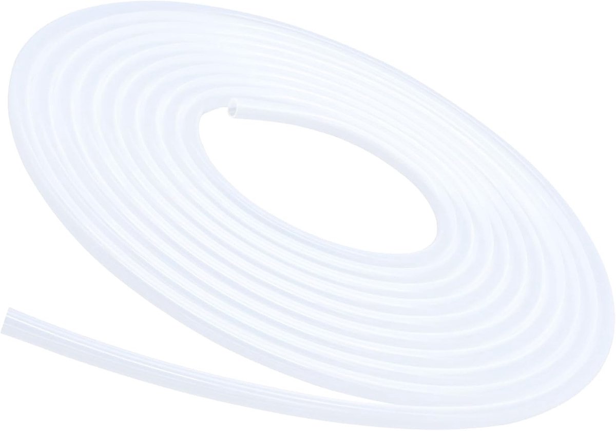 6 mm ID x 9 mm OD siliconen buis 4,5 m, heldere flexibele voedselveilige slang luchtwaterpijp voor pompoverdracht, aquarium
