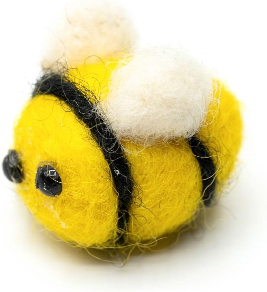 Bee Vilt Broche Pin Vilted Handgemaakte Wesp Hommel - Handgemaakte Mode-sieraden I Pin Button Pins, 25mm, Vilt, niet bekend