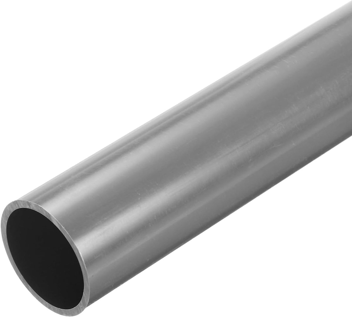 Pvc-buis, lege buis, 36,8 mm, ID, 42 mm, OD, rond, pvc-drukbuis, kunststof buis, 300 mm lang, hoogslagvast, voor kabelhoes, waterbuis, aquarium, vistank, tuin, grijs, 2 stuks