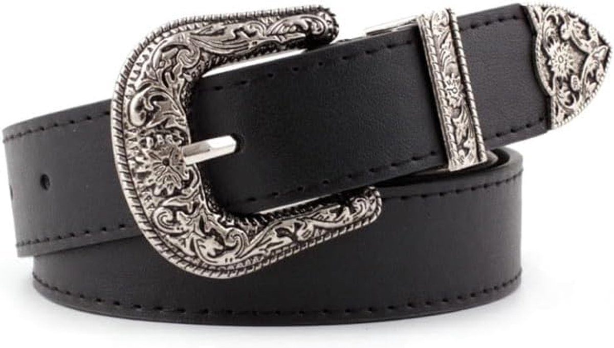 Riem voor dames, stijlvol PU-leer, hoogwaardige gesp, verstelbaar en veelzijdig, voor jeans, broeken, jurken, outfits, ideaal