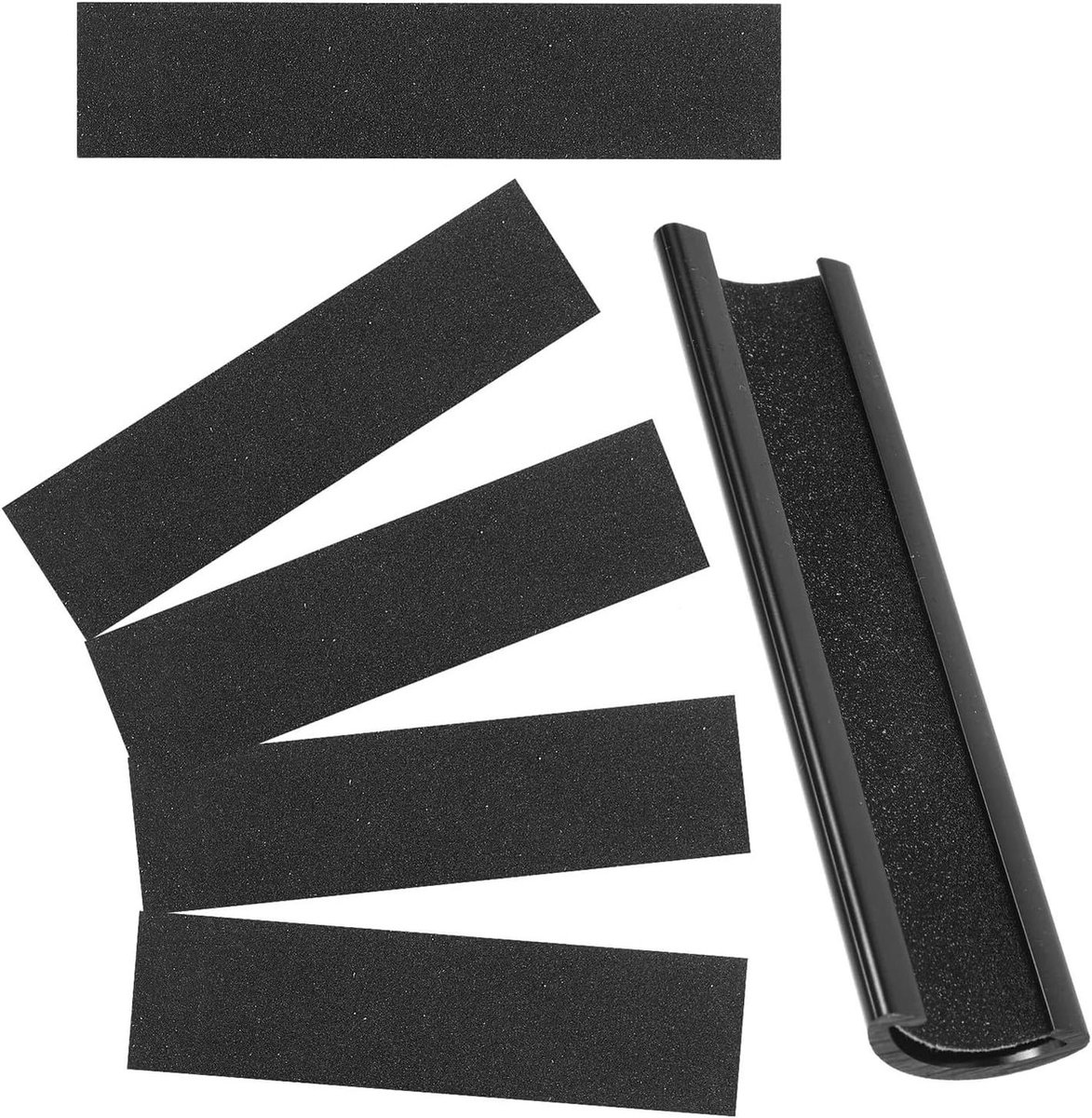 Poolkeu Schuurpapier - Biljart Accessoire - Keu Onderhoud - Veelzijdige Biljartuitrusting - 1150 x 300 x 100 cm - Zwart