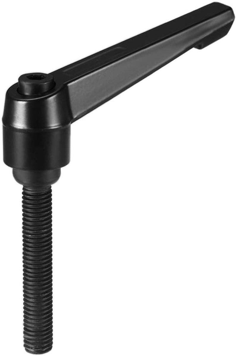 Sourcing map handvat verstelbare klemhendel schroefdraad mannelijk pennenschroef M10x50mm
