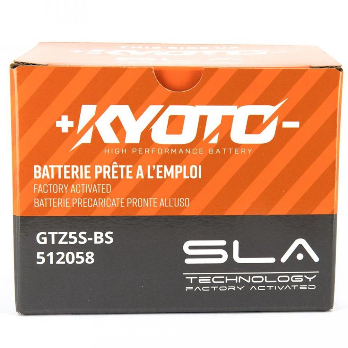 Batterie SLA Kyoto pour Moto KTM 250 FREERIDE F 4T 2018 à 2019 YTZ5S-BS / 12V 4Ah Neuf
