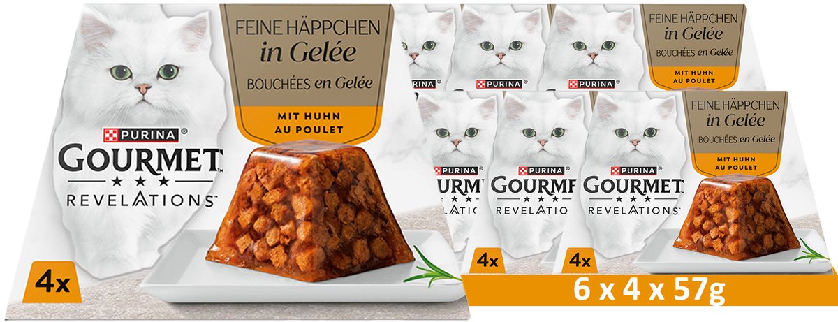 purin GOURMET Revelations Fine Cuts with Chicken (6 x 4 x 57g)